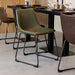 Eetkamerstoel Risto - Hunter - Kunstleder-Eetkamerstoelen-LABEL51