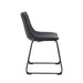 Eetkamerstoel Risto - Zwart - Kunstleder-Eetkamerstoelen-LABEL51