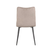 Eetkamerstoel Riv Clay Cato Zwart Metalen Frame 47x59x88 cm-Eetkamerstoelen-LABEL51