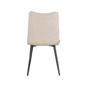 Eetkamerstoel Riv Naturel Cato Zwart Metalen Frame 47x59x88 cm-Eetkamerstoelen-LABEL51