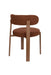 Eetkamerstoel Robyn Polyester Rood 52x48 cm-Eetkamerstoelen-Creating Home