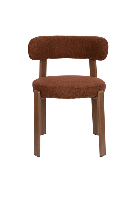 Eetkamerstoel Robyn Dining Chair Polyester, Metaal Bruin, sfeerbeeld 10