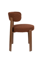 Eetkamerstoel Robyn Polyester Rood 52x48 cm-Eetkamerstoelen-Creating Home