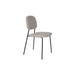 Eetkamerstoel Roos Light Polyester Beige 51x47 cm-Eetkamerstoelen-Creating Home