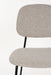 Eetkamerstoel Roos Light Polyester Beige 51x47 cm-Eetkamerstoelen-Creating Home