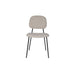 Eetkamerstoel Roos Light Polyester Beige 51x47 cm-Eetkamerstoelen-Creating Home