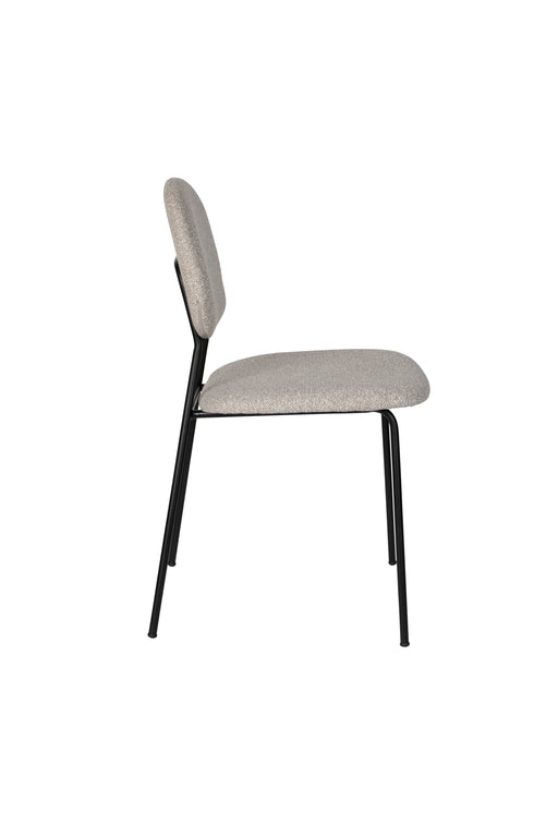 Eetkamerstoel Roos Light Polyester Beige 51x47 cm-Fauteuils-Creating Home