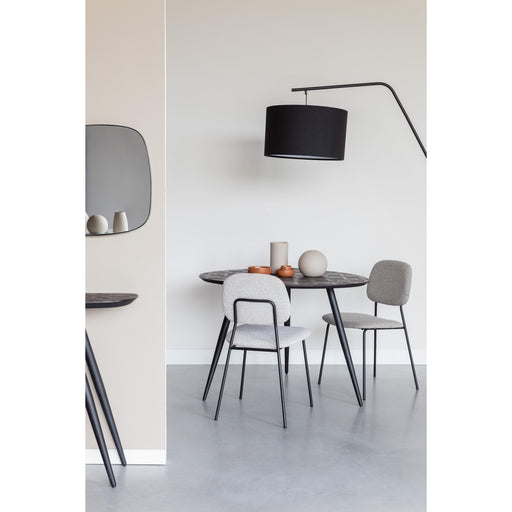 Eetkamerstoel Roos Warm Polyester Beige 51x47 cm-Eetkamerstoelen-Creating Home