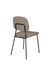 Eetkamerstoel Roos Warm Polyester Beige 51x47 cm-Eetkamerstoelen-Creating Home