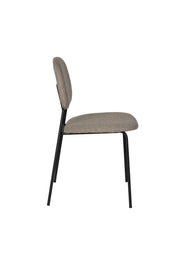 Eetkamerstoel Roos Warm Polyester Beige 51x47 cm-Eetkamerstoelen-Creating Home