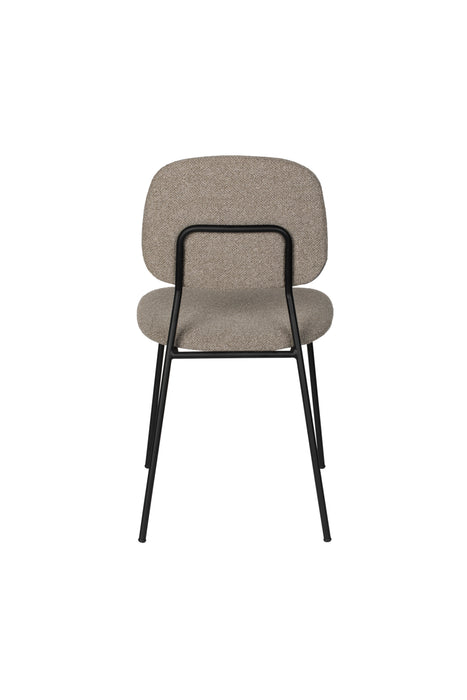 Eetkamerstoel Roos Warm Polyester Beige 51x47 cm-Fauteuils-Creating Home