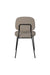 Eetkamerstoel Roos Warm Polyester Beige 51x47 cm-Fauteuils-Creating Home