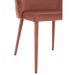 Eetkamerstoel Roze Stof Antiek 51 cm 51x58x80 cm-Eetkamerstoelen-J-Line