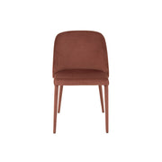 Eetkamerstoel Roze Stof Antiek 51 cm 51x58x80 cm-Eetkamerstoelen-J-Line