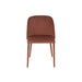 Eetkamerstoel Roze Stof Antiek 51 cm-Eetkamerstoelen-J-Line