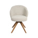 Eetkamerstoel Sabi - Naturel - Royal Boucle - Naturel Houten-Eetkamerstoelen-LABEL51