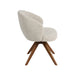 Eetkamerstoel Sabi - Naturel - Royal Boucle - Walnoot Houten-Eetkamerstoelen-LABEL51