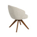 Eetkamerstoel Sabi - Naturel - Royal Boucle - Walnoot Houten-Eetkamerstoelen-LABEL51