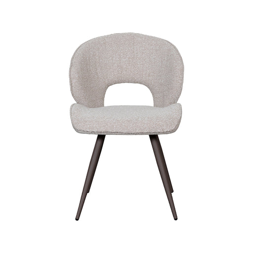 Eetkamerstoel Sakura Bouclé Beige-Eetkamerstoelen-LABEL51