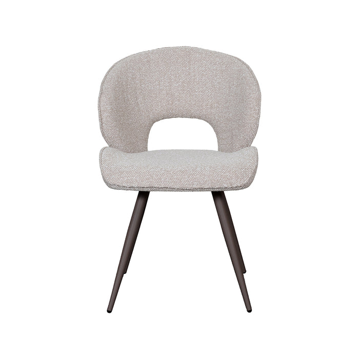 Eetkamerstoel Sakura Bouclé Beige-Eetkamerstoelen-LABEL51