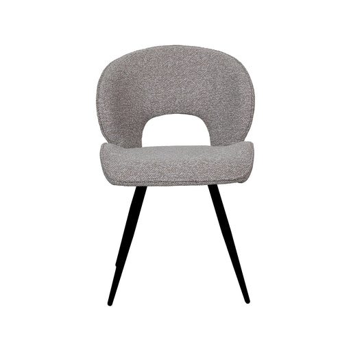 Eetkamerstoel Sakura Bouclé Mushroom 57x62x88 cm-Eetkamerstoelen-LABEL51