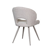 Eetkamerstoel Sakura Bouclé Naturel 57x62x84 cm 180154333-Eetkamerstoelen-LABEL51