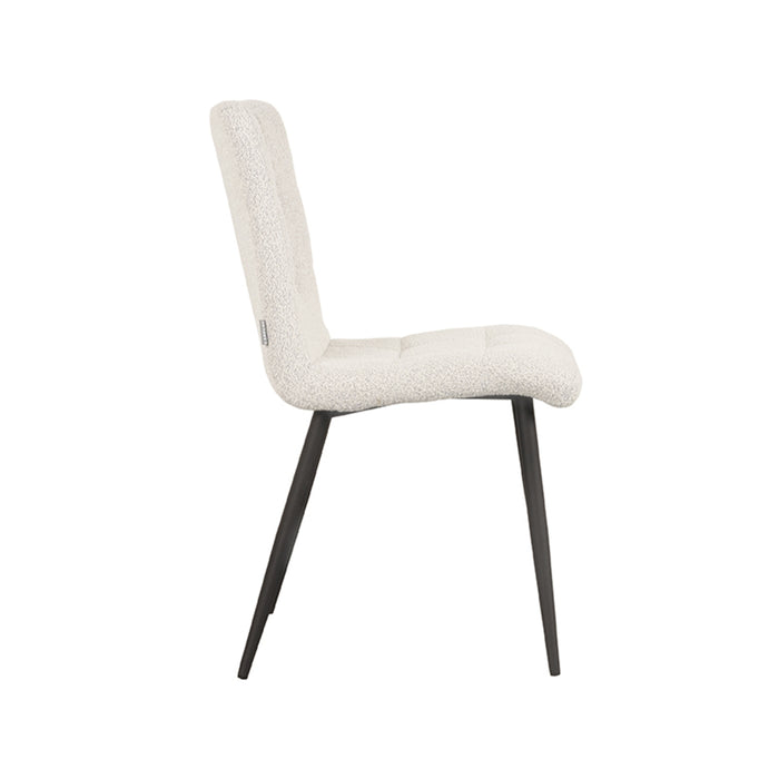 Eetkamerstoel Sam - Champagne - Boucle-Eetkamerstoelen-LABEL51