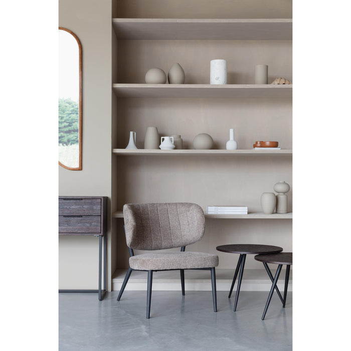 Eetkamerstoel Sanne Bruinie Polyester Bruin 72x62 cm