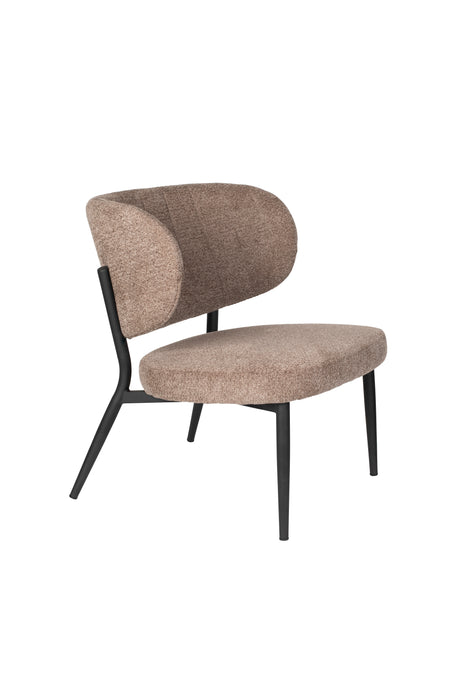 Eetkamerstoel Sanne Bruinie Polyester Bruin 72x62 cm-Eetkamerstoelen-Creating Home