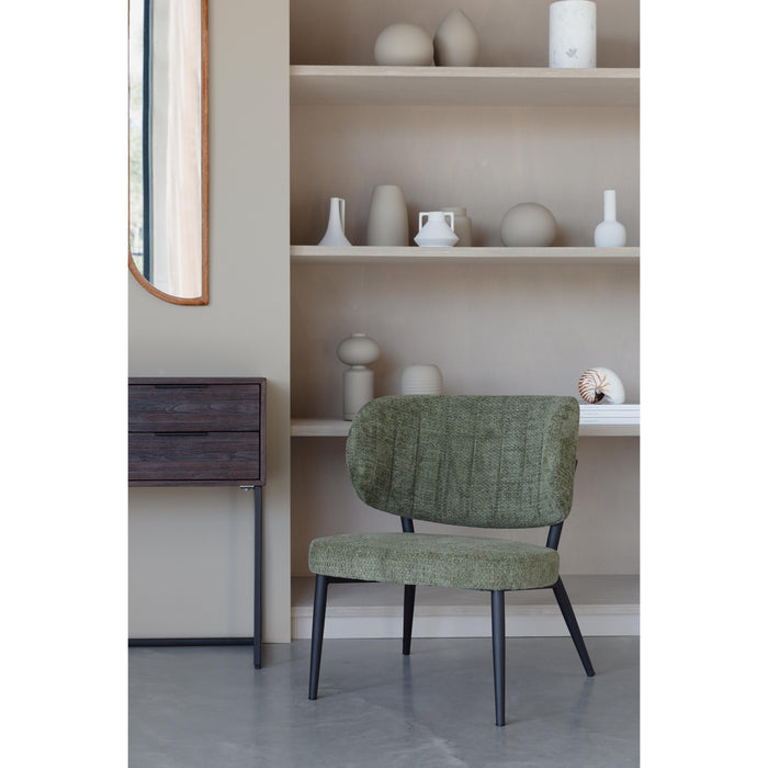 Eetkamerstoel Sanne Polyester Groen 72x62 cm-Eetkamerstoelen-Creating Home