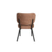 Eetkamerstoel Sanne Polyester Oranje 64x56 cm-Eetkamerstoelen-Creating Home
