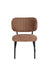 Eetkamerstoel Sanne Polyester Oranje 64x56 cm-Fauteuils-Creating Home