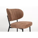 Eetkamerstoel Sanne Polyester Oranje 64x56 cm-Fauteuils-Creating Home