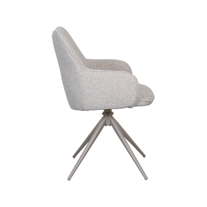 Eetkamerstoel Sawa Bouclé Beige-Eetkamerstoelen-LABEL51
