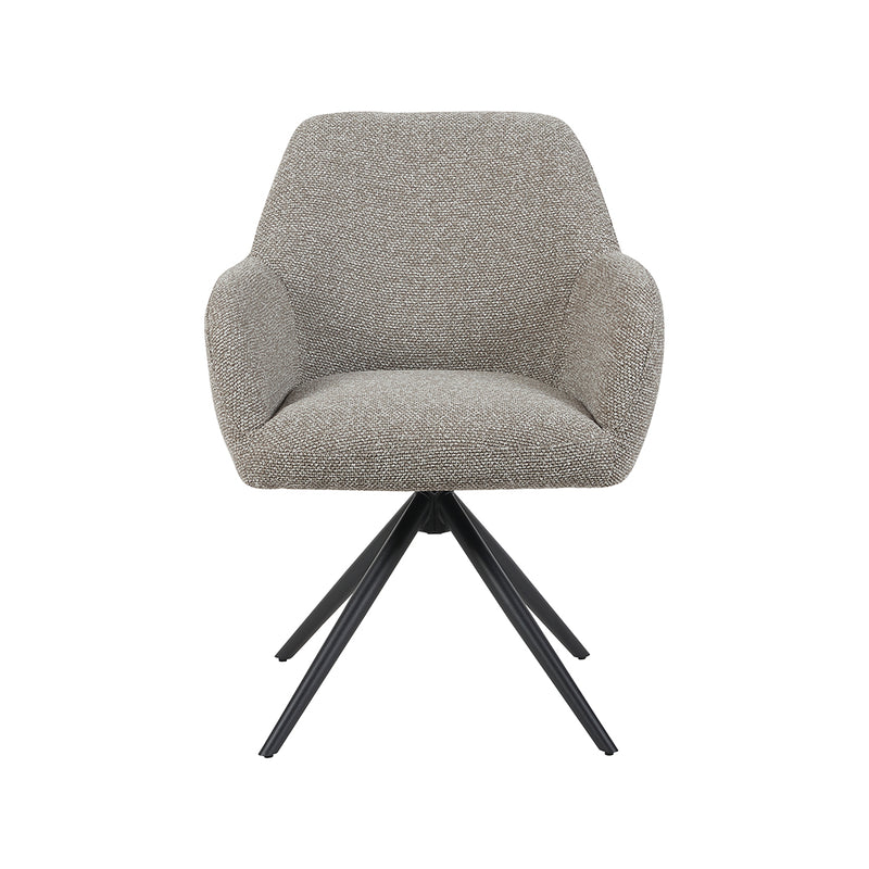 Eetkamerstoel Sayuri Mushroom Royal Boucle Draaibaar 65x63x84 cm-Eetkamerstoelen-LABEL51