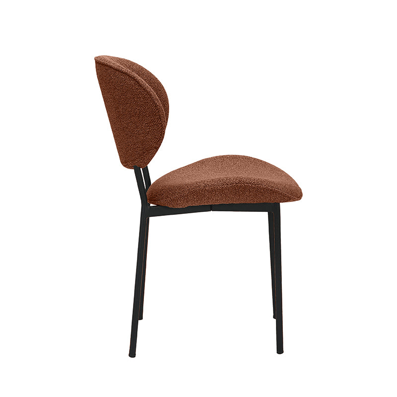 Eetkamerstoel Senn Coral Royal Boucle 59x53x85 cm-Eetkamerstoelen-LABEL51