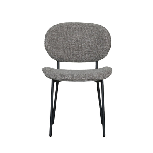 Eetkamerstoel Senn - Mushroom - Royal Boucle-Eetkamerstoelen-LABEL51