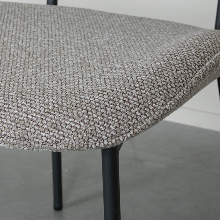 Eetkamerstoel Senn - Mushroom - Royal Boucle-Eetkamerstoelen-LABEL51