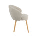 Eetkamerstoel Shiro - Naturel - Royal Boucle - Naturel Houten-Eetkamerstoelen-LABEL51