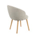 Eetkamerstoel Shiro - Naturel - Royal Boucle - Naturel Houten-Eetkamerstoelen-LABEL51