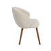 Eetkamerstoel Shiro - Naturel - Royal Boucle - Walnoot Houten-Eetkamerstoelen-LABEL51
