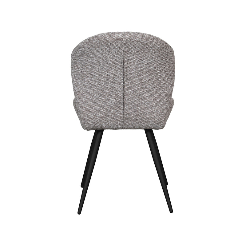 Eetkamerstoel Sil Bouclé Mushroom 51x62x88 cm 180154340-Eetkamerstoelen-LABEL51