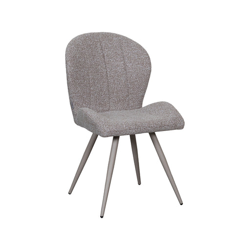 Eetkamerstoel Sil Bouclé Mushroom 62x51x88 cm-Eetkamerstoelen-LABEL51