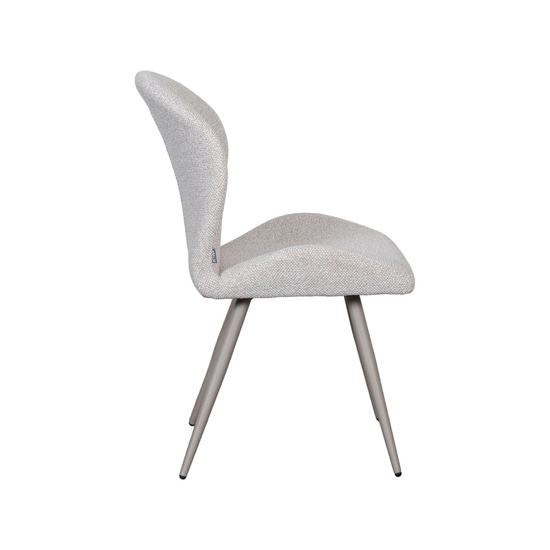 Eetkamerstoel Sil Bouclé Naturel 51x62x88 cm 180154342-Eetkamerstoelen-LABEL51