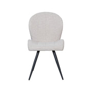 Eetkamerstoel Sil Bouclé Naturel 51x62x88 cm 180154354-Eetkamerstoelen-LABEL51