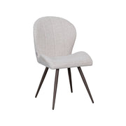 Eetkamerstoel Sil Bouclé Naturel 51x62x88 cm 180154354-Eetkamerstoelen-LABEL51