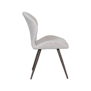 Eetkamerstoel Sil Bouclé Naturel 62x51x88 cm-Eetkamerstoelen-LABEL51