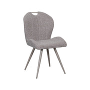 Eetkamerstoel Silly Bouclé Mushroom 51x62x88 cm-Eetkamerstoelen-LABEL51