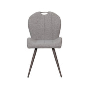Eetkamerstoel Silly Bouclé Mushroom 62x51x88 cm-Eetkamerstoelen-LABEL51