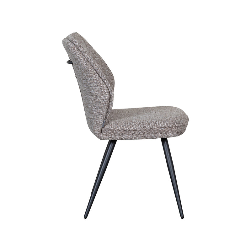 Eetkamerstoel Silvain Bouclé Mushroom 51x64x89 cm-Eetkamerstoelen-LABEL51